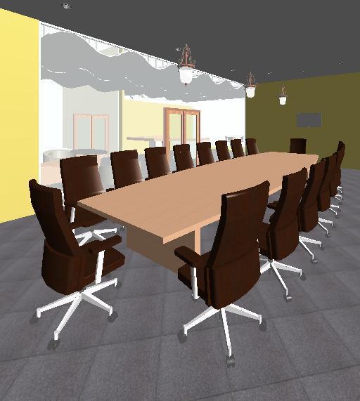 Conference Room view into Lobby/Waiting Area
